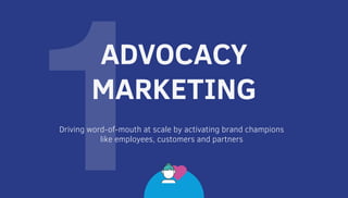 Joanne Sweeney-Burke
@tweetsbyJSB
CEO of the Digital Training Institute.
Advocacy marketing is a tactic that will rocket b...