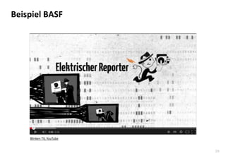 29 
Beispiel BASF 
Blinken TV, YouTube  