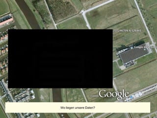 Wo liegen unsere Daten?
 