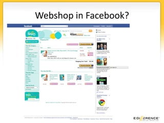 Webshop in Facebook?