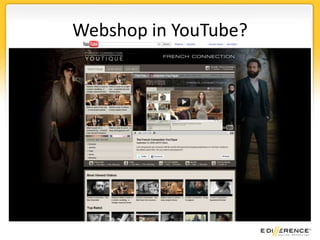 Webshop in YouTube?