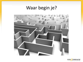 Waar begin je?