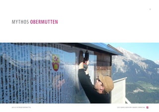 25




MYTHOS OBERMUTTEN




QUELLE:FACEBOOK/OBERMUT TEN   [2012] BADER. MENSCHEN I MARKEN I MARKETING
 