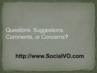 http://www.SocialVO.com
 