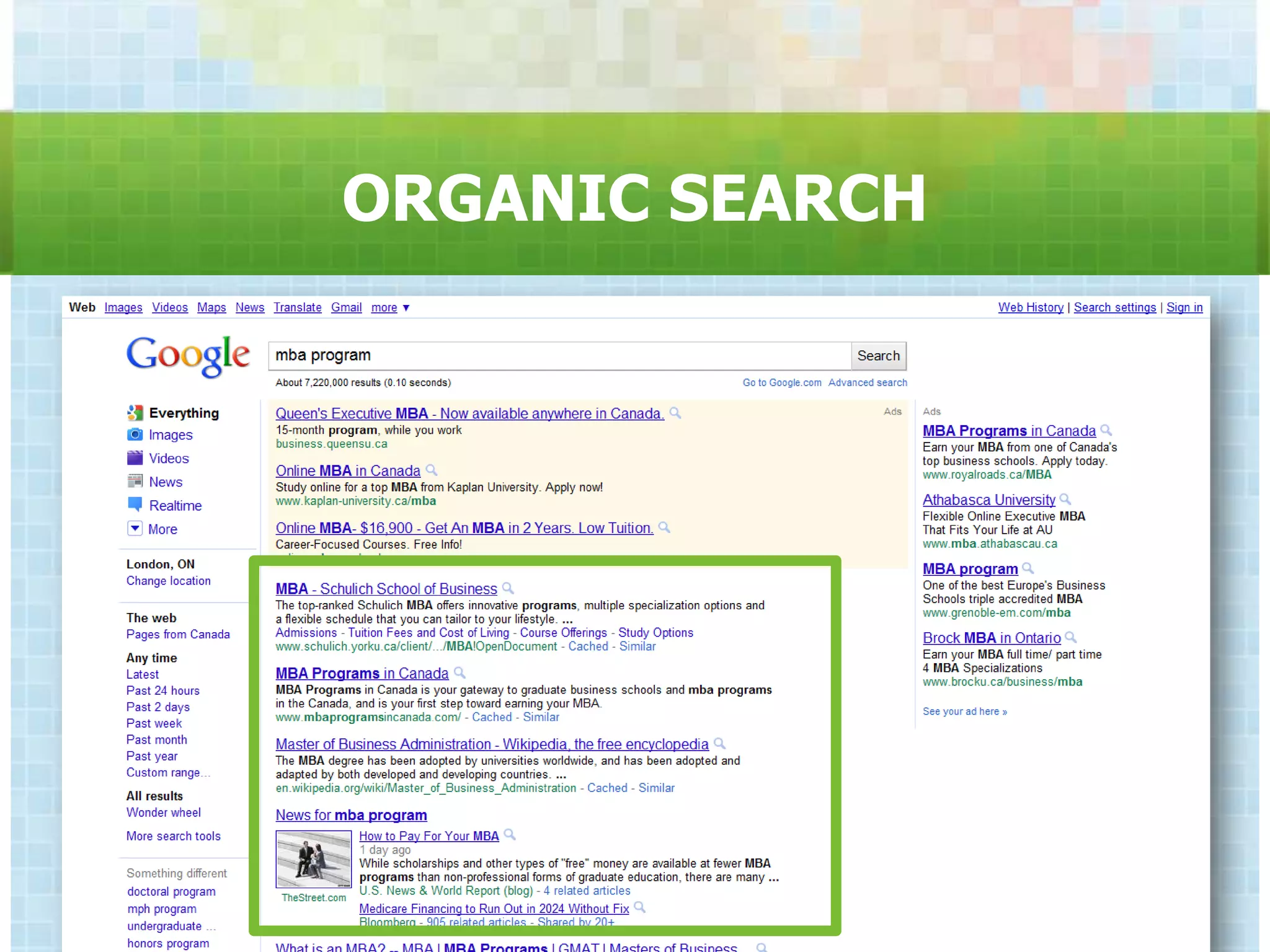 ORGANIC SEARCH
 