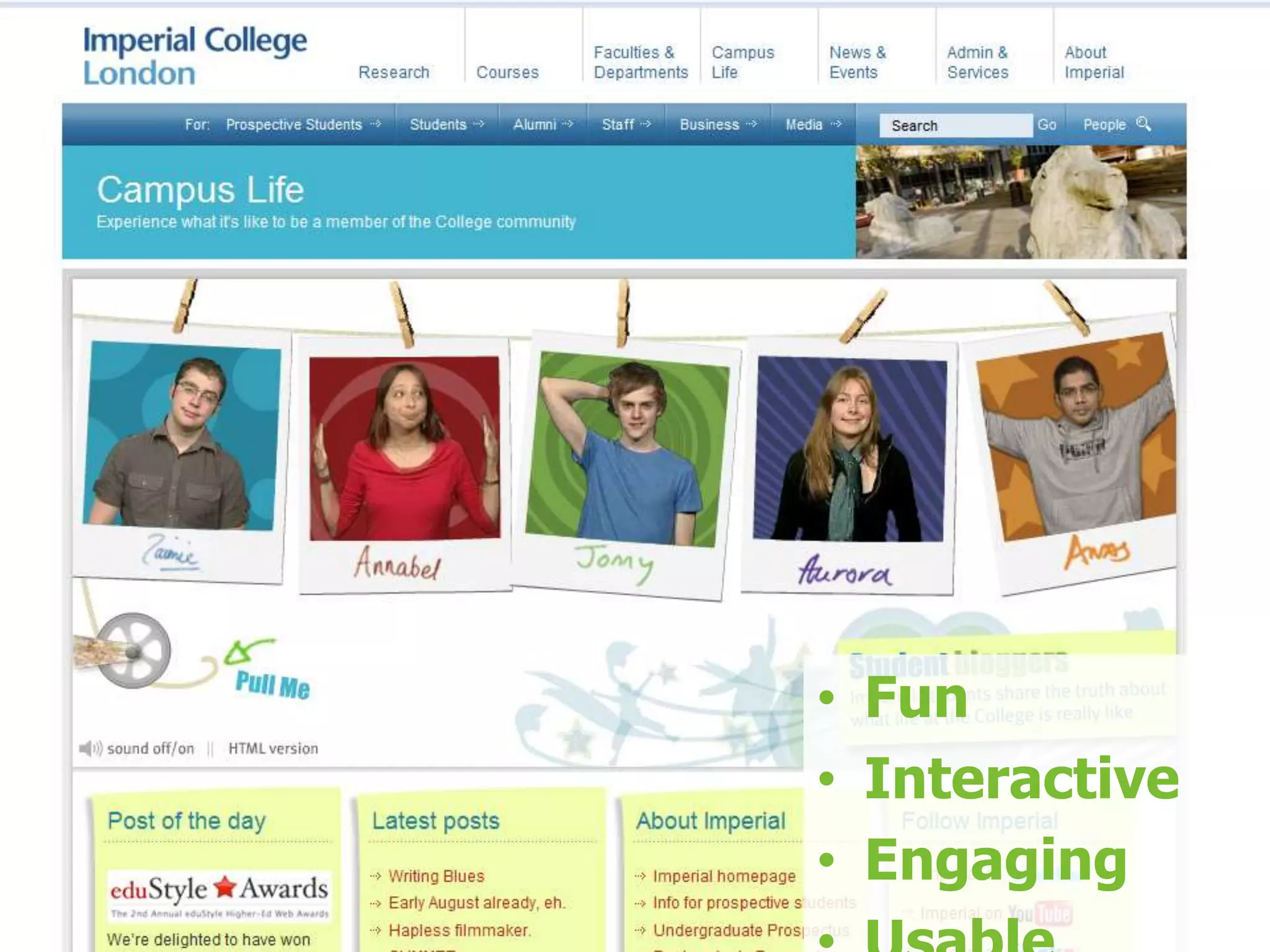 • Fun
• Interactive
• Engaging
 