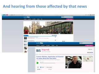 And hearing from those affected by that news
 