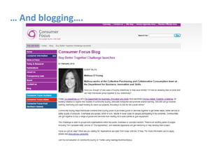 … And blogging….
 