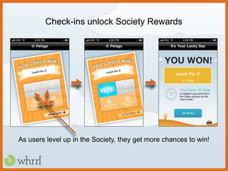 Unprecedented relevance - Simply by bringing together people of shared passions, the conversation gets more interesting.  Then, Whrrl supercharges the discovery with proprietary algorithms.