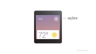ações 
#androidwear 
 