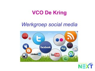 VCO De KringWerkgroep social media 