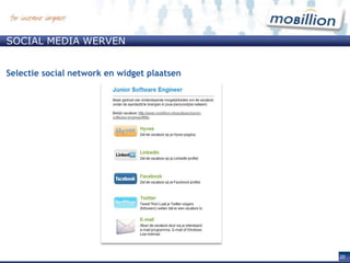 Social media wervenRapportage