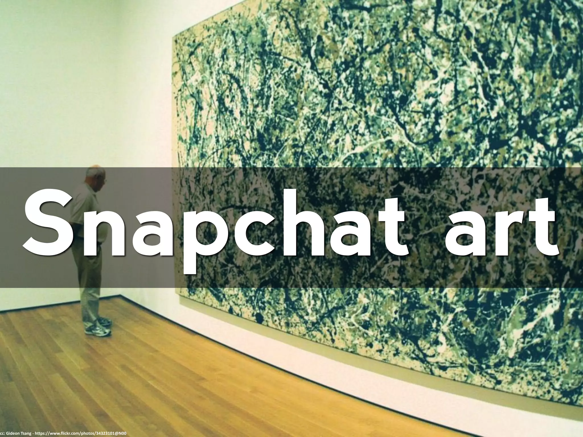 Snapchat art
cc: Gideon Tsang - https://www.flickr.com/photos/34323101@N00
 