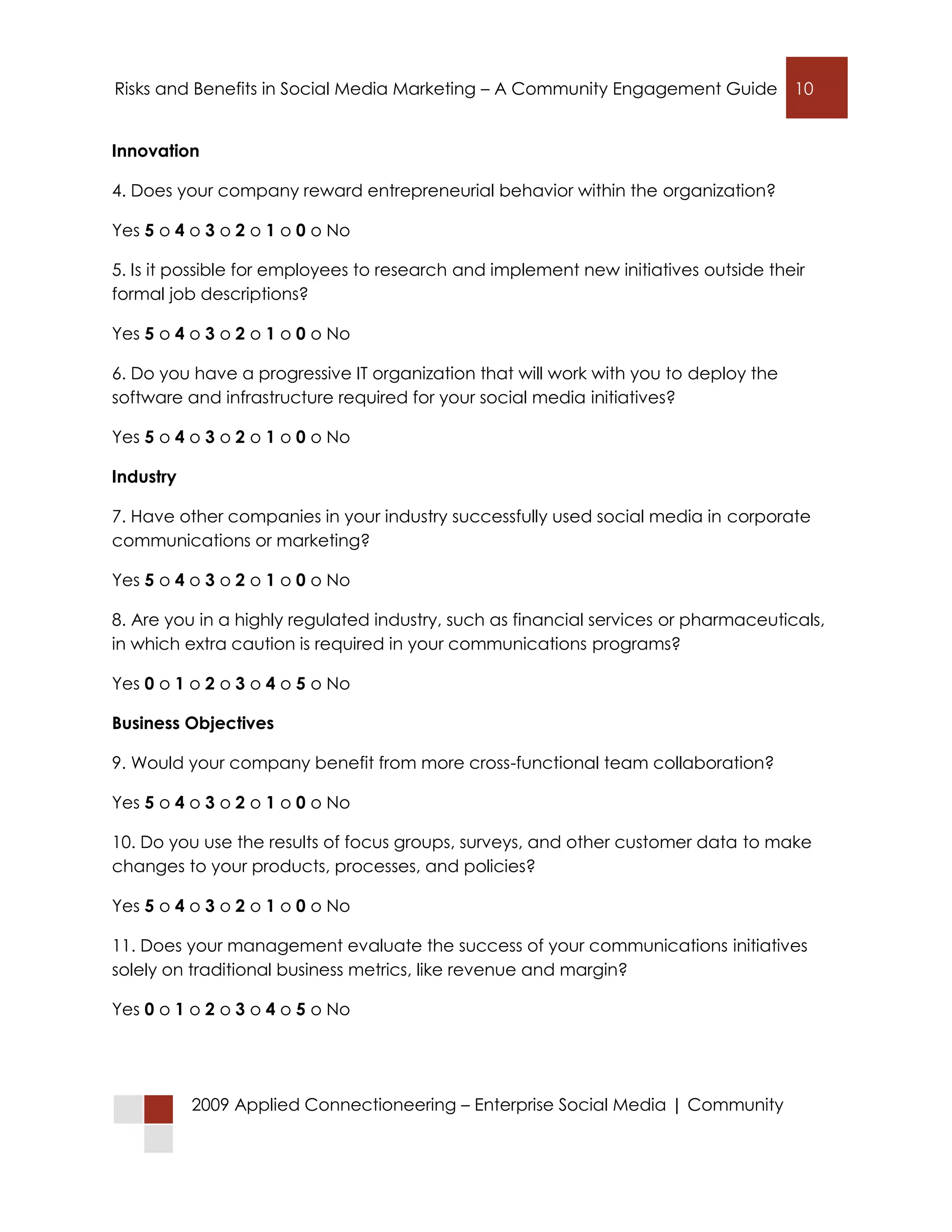 Connecting with Customers in Social Networks: Risks and Benefits