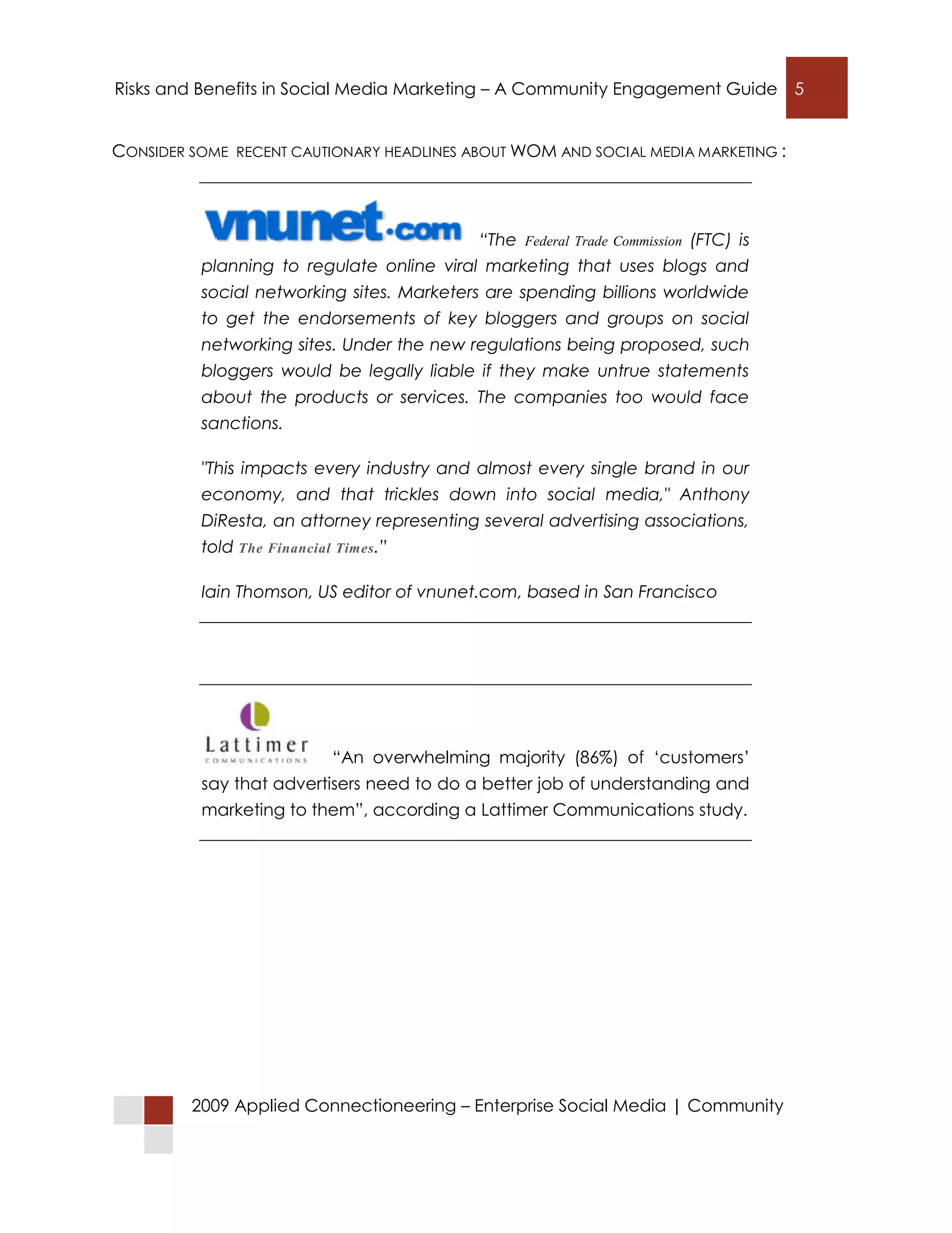 Federal Trade Commission




The Financial Times
 