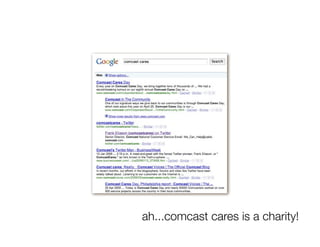 ah...comcast cares is a charity!
 