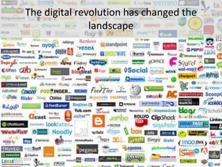 The digital revolution has changed the landscape13/07/2010www.katecarruthers.com | © Kate Carruthers 20104