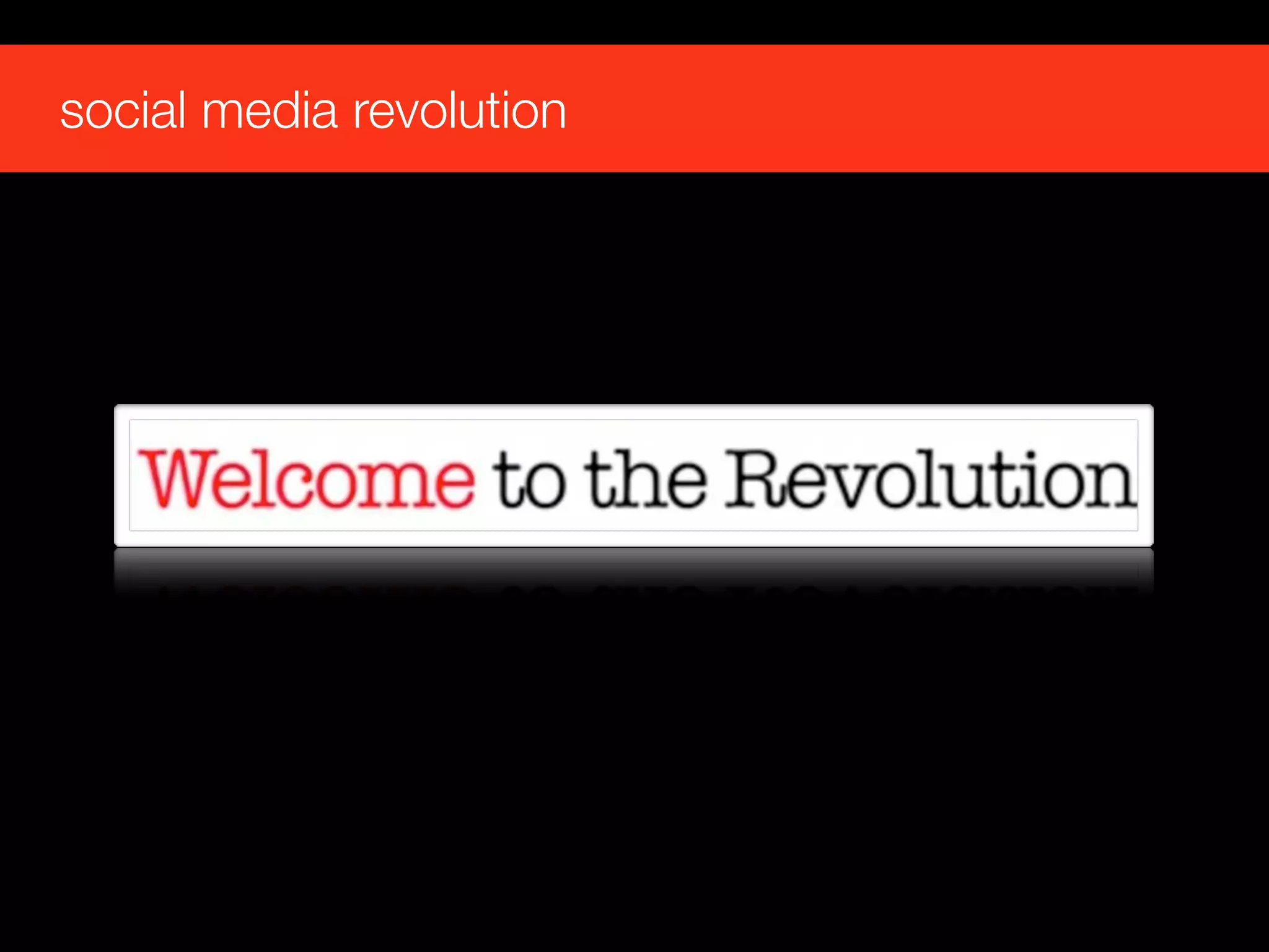 social media revolution
 