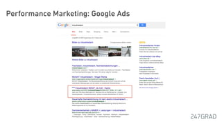 Performance Marketing: Google Ads
 
