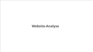 Website-Analyse
 