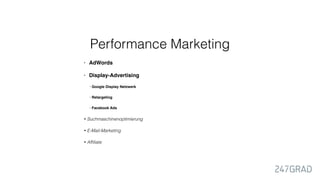 Performance Marketing: Facebook Ads
 