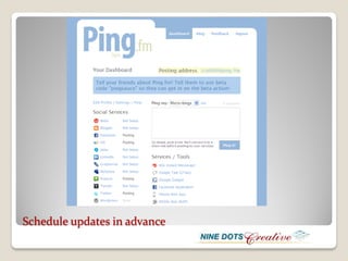 Schedule updates in advance
 