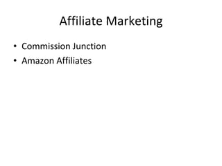 Affiliate Marketing Commission Junction Amazon Affiliates 
