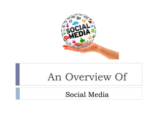 An Overview Of
   Social Media
 
