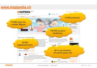 www.migipedia.ch

                                                                       13‘000 products

     15’000 idea...