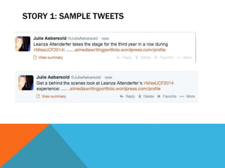 Student portfolio introduction sample picture