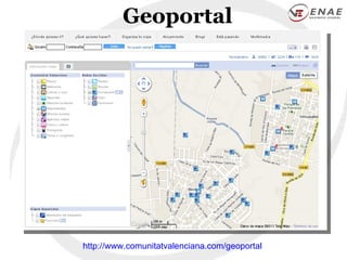 http://www.comunitatvalenciana.com/geoportal Geoportal 