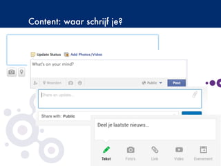 Content: waar schrijf je?
©Copyright2009-2010–BudecoB.V.
 