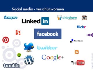 Social media - verschijnsvormen
©Copyright2009-2010–BudecoB.V.
 
