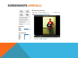 SCREENSHOTS (#IMCSLC)
 