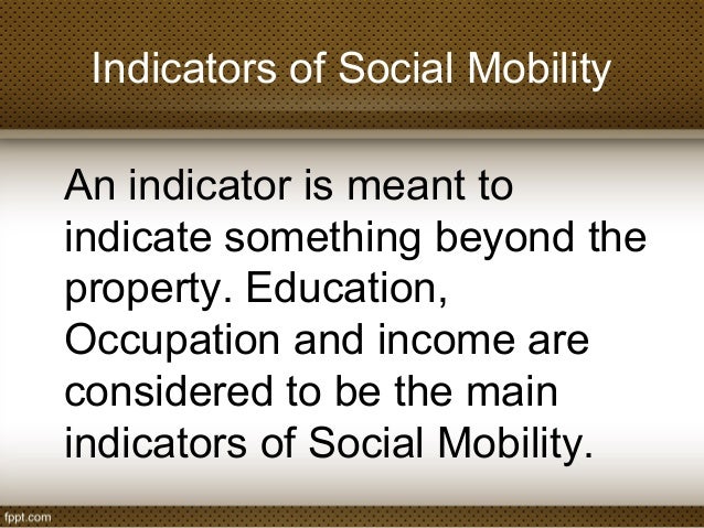 Social Mobility