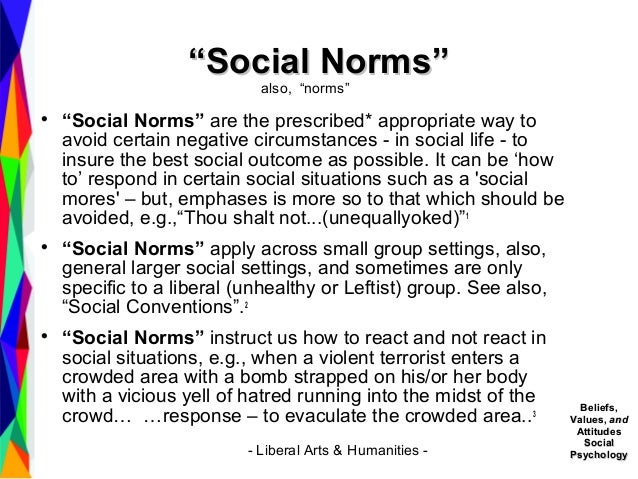Sociology 101 Social Norms