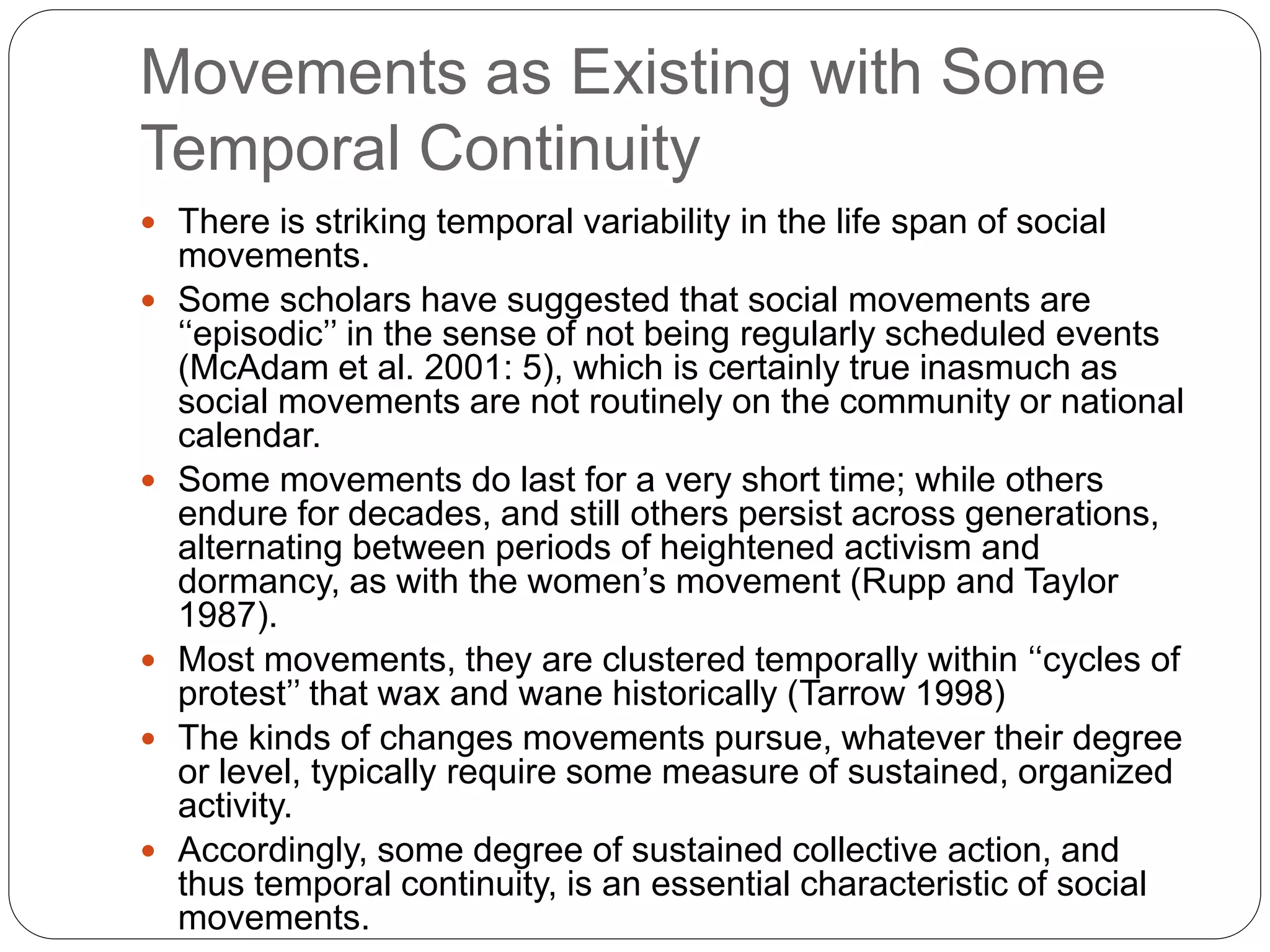 Social movement class slides | PPTX