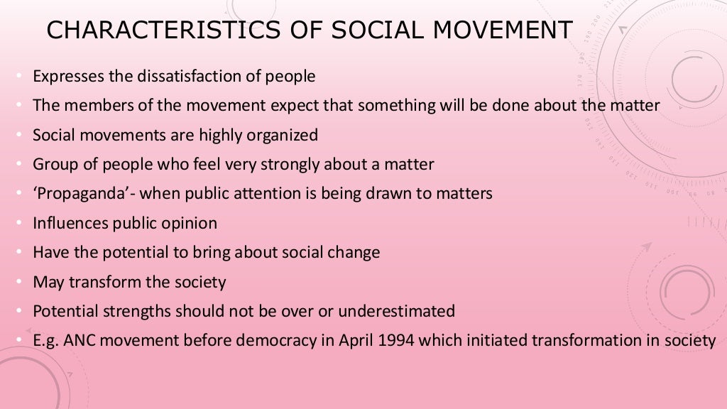 Social movements