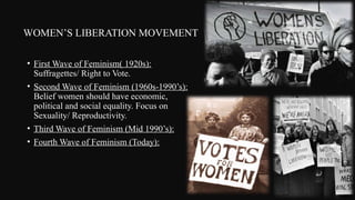 Social Movements of the 1960s: Civil Rights and Women's Liberation | PPTX