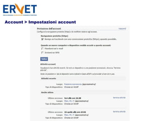 Account > Impostazioni account 