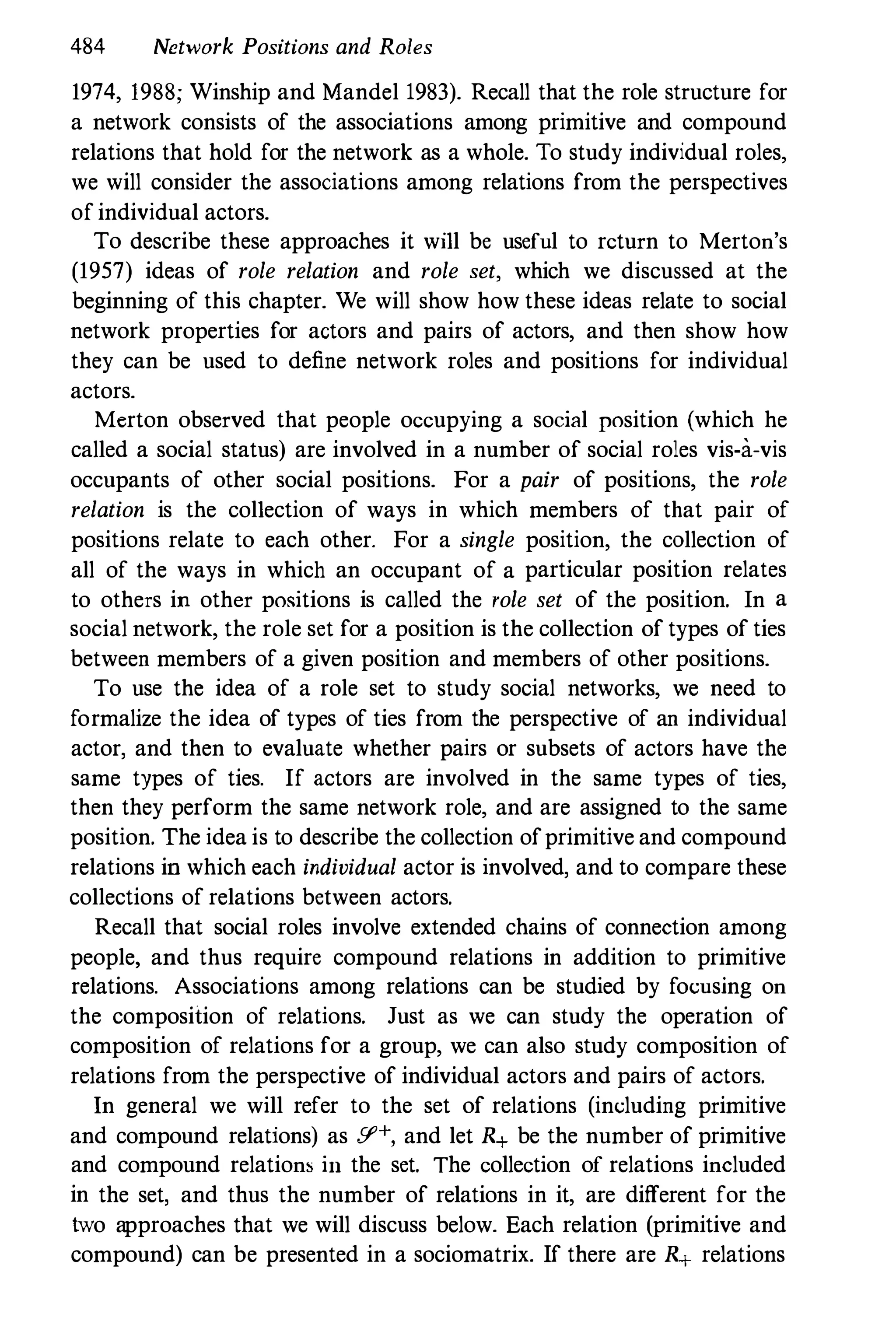 Social Network Analysis [1994]