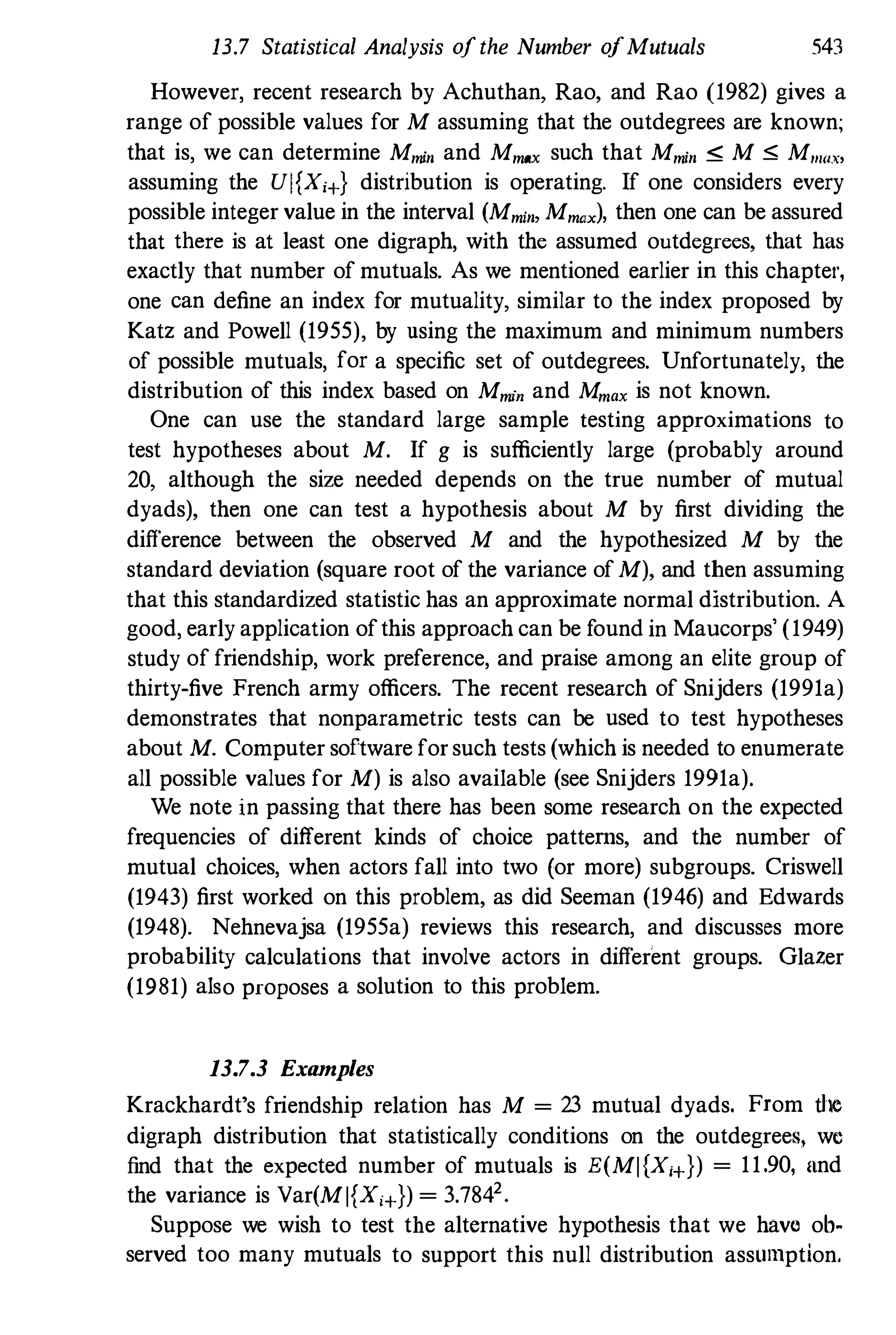 Social Network Analysis [1994]