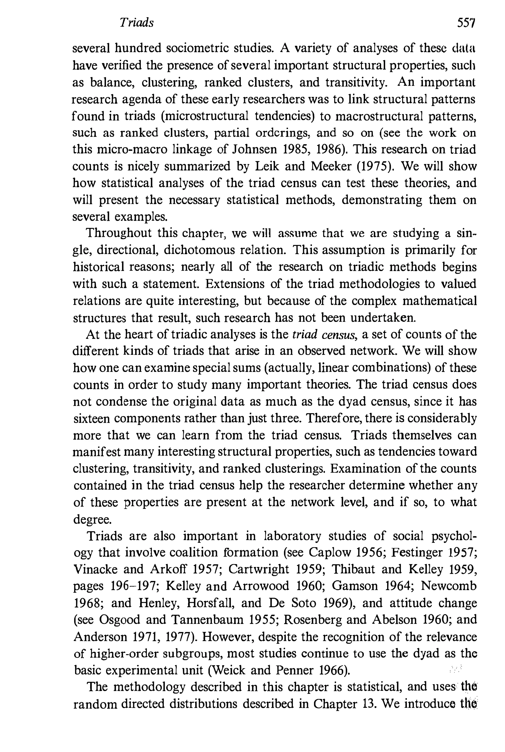 Social Network Analysis [1994]