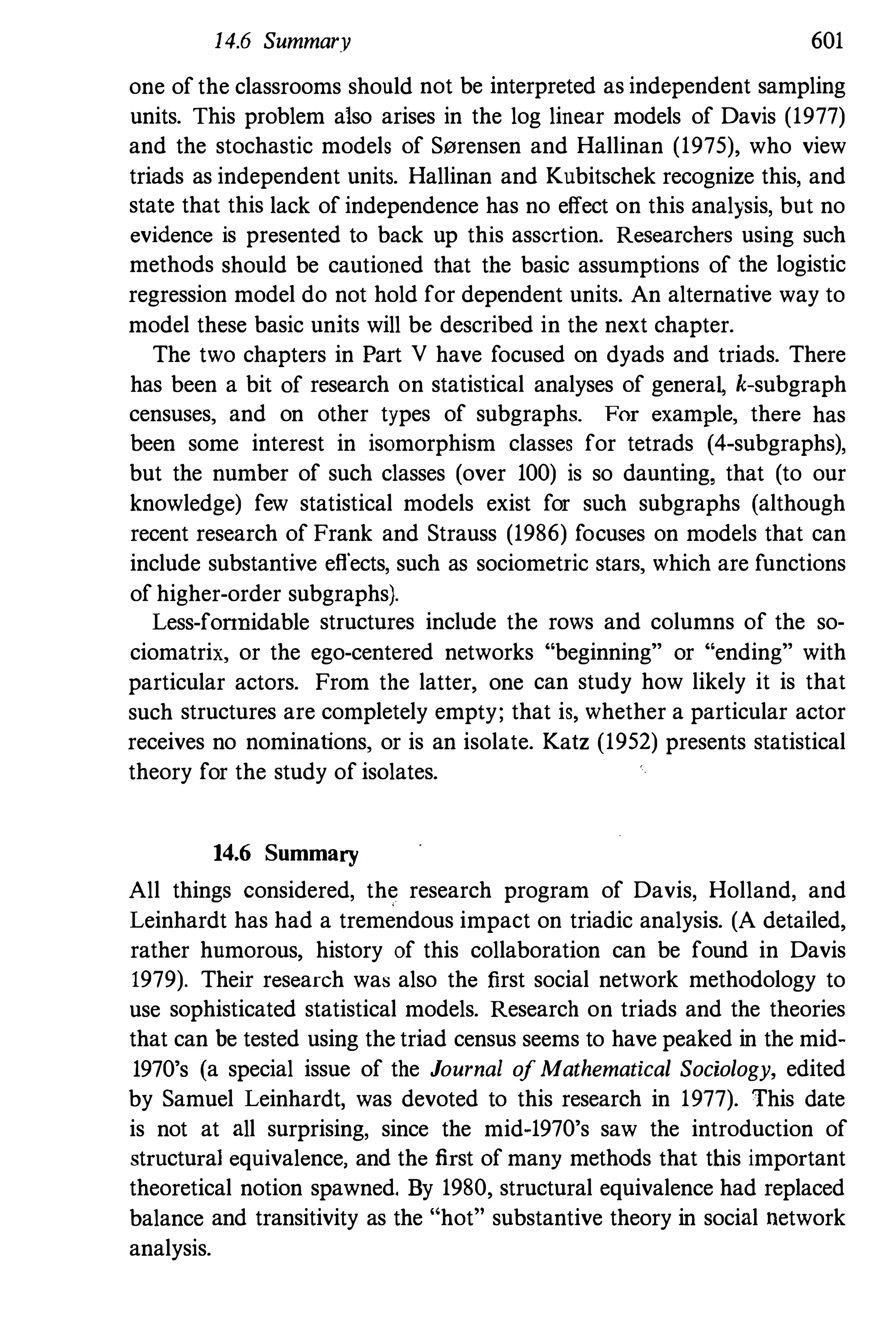 Social Network Analysis [1994]