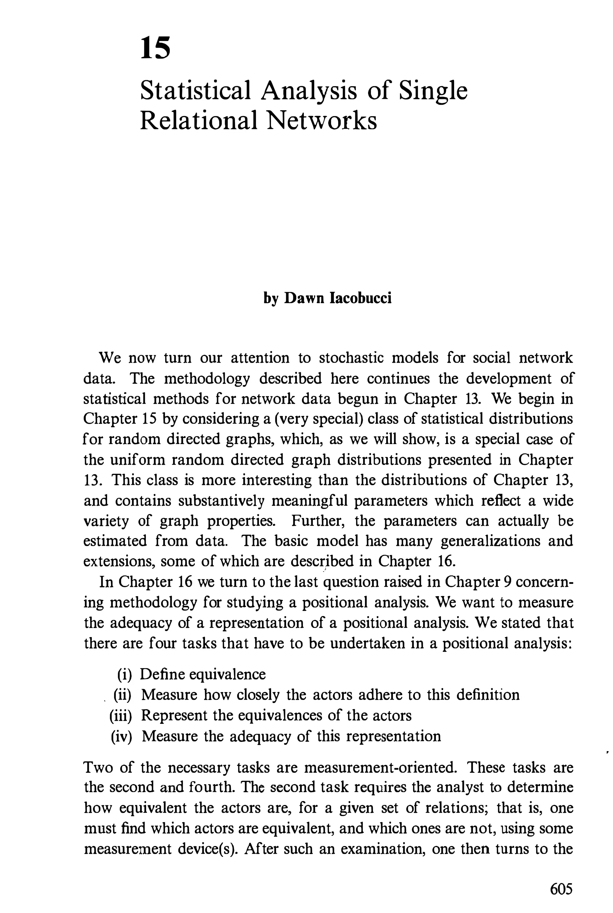 Social Network Analysis [1994]