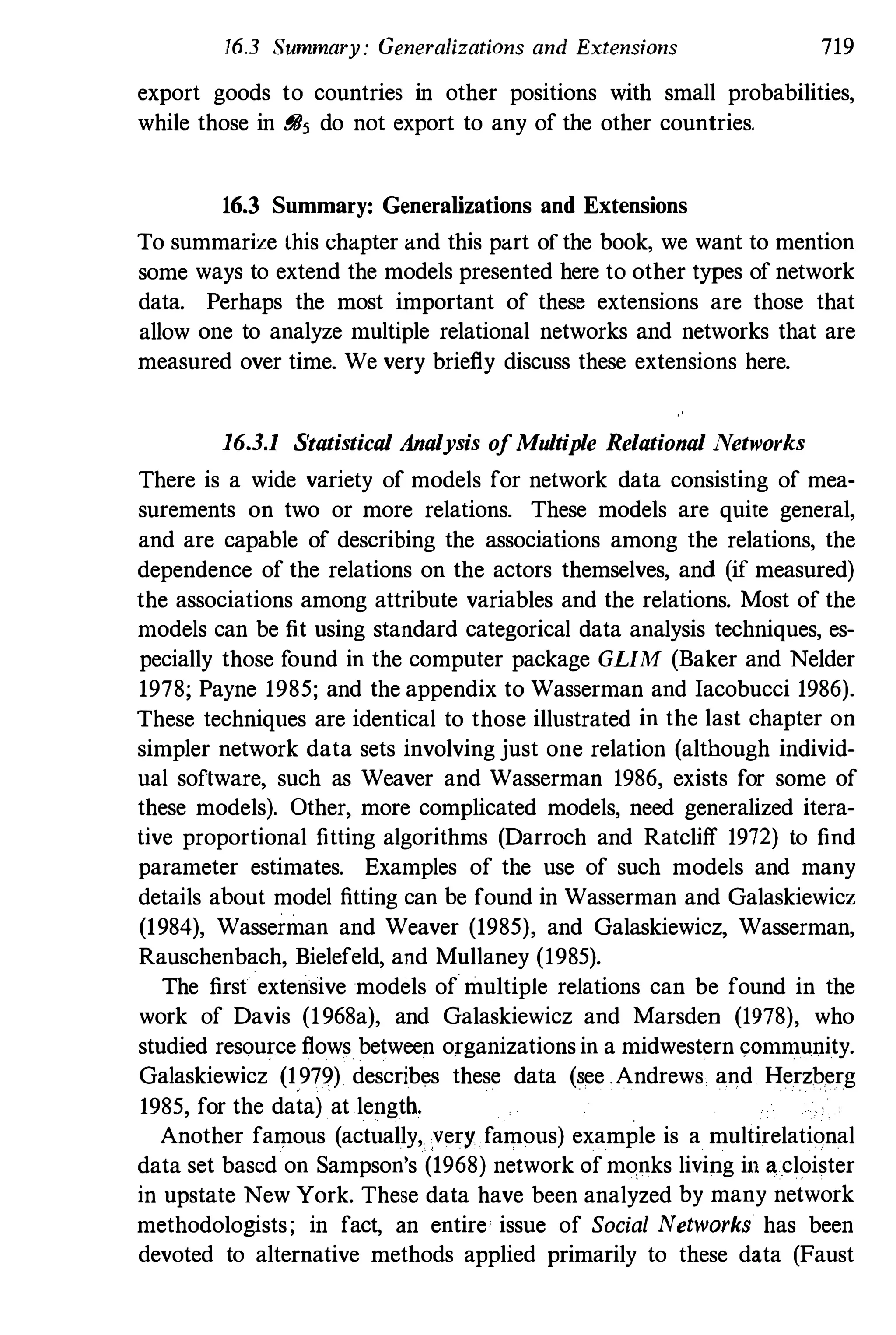 Social Network Analysis [1994]