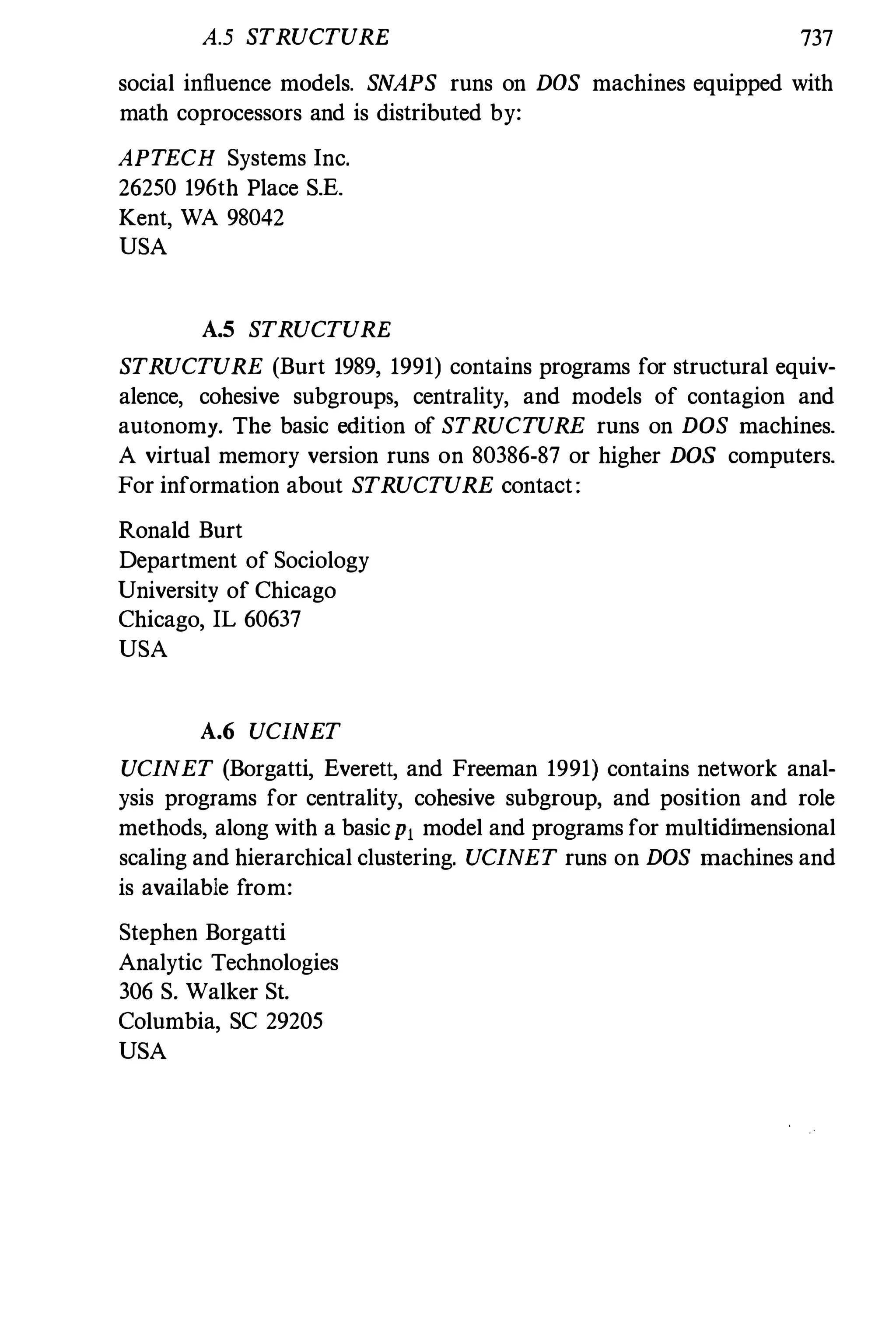 Social Network Analysis [1994]