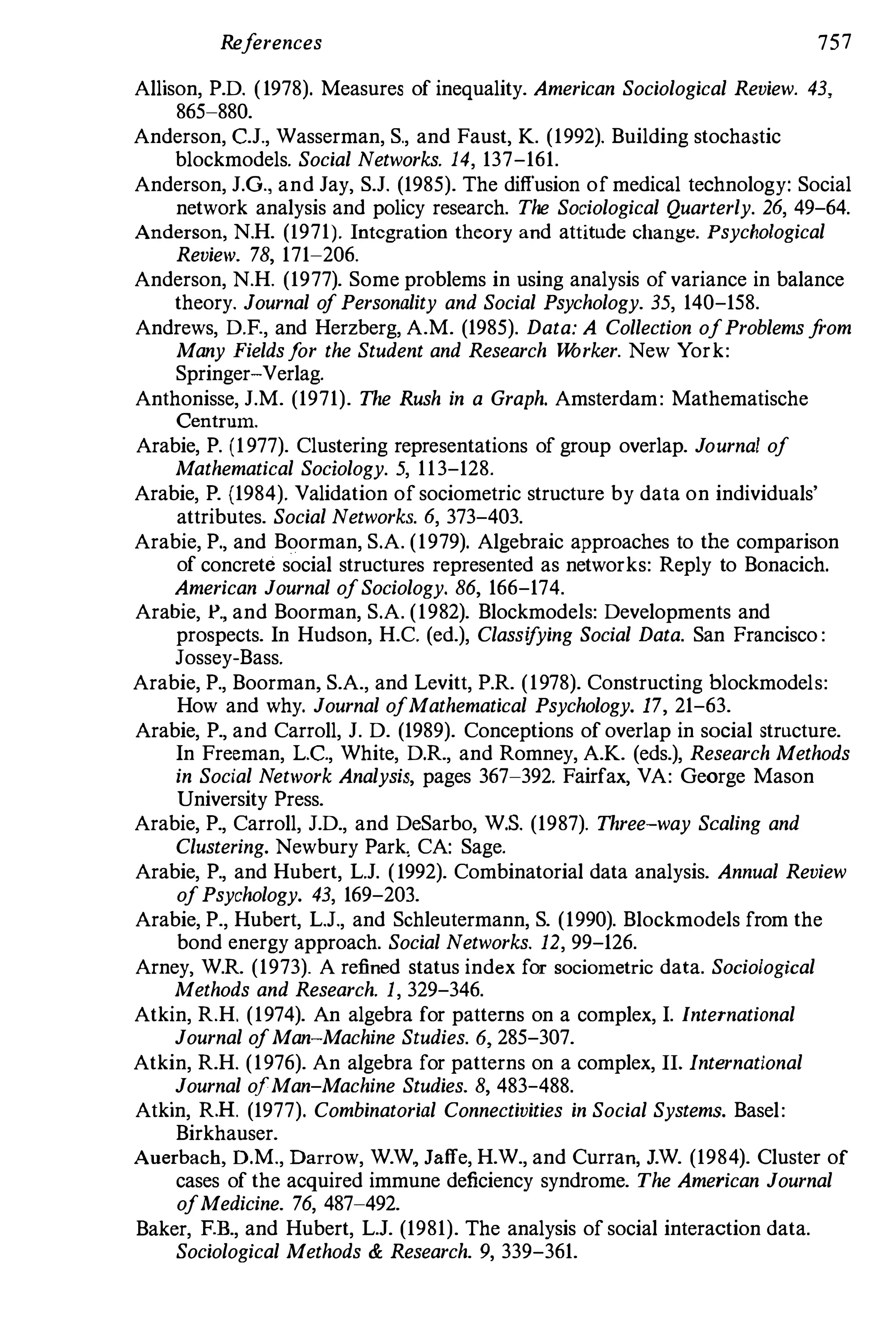 Social Network Analysis [1994]