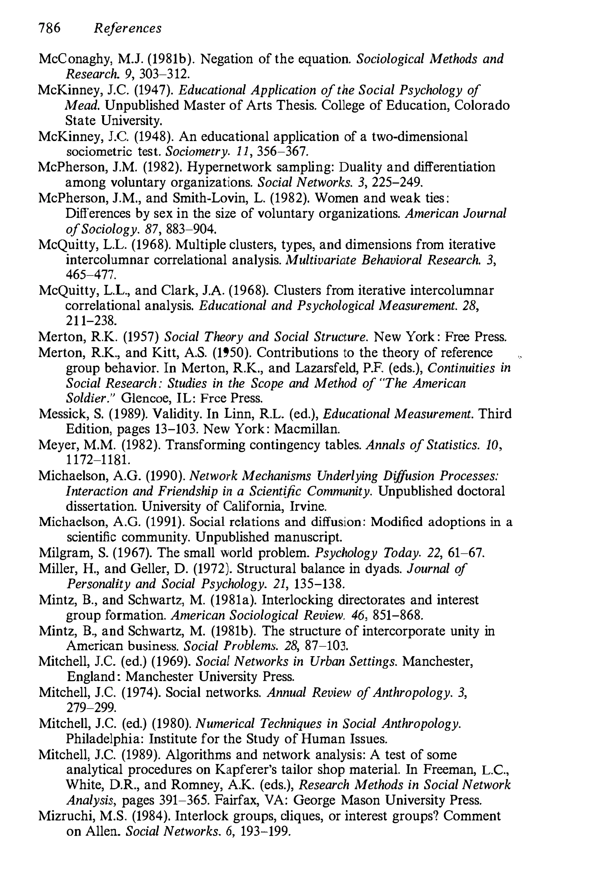 Social Network Analysis [1994]