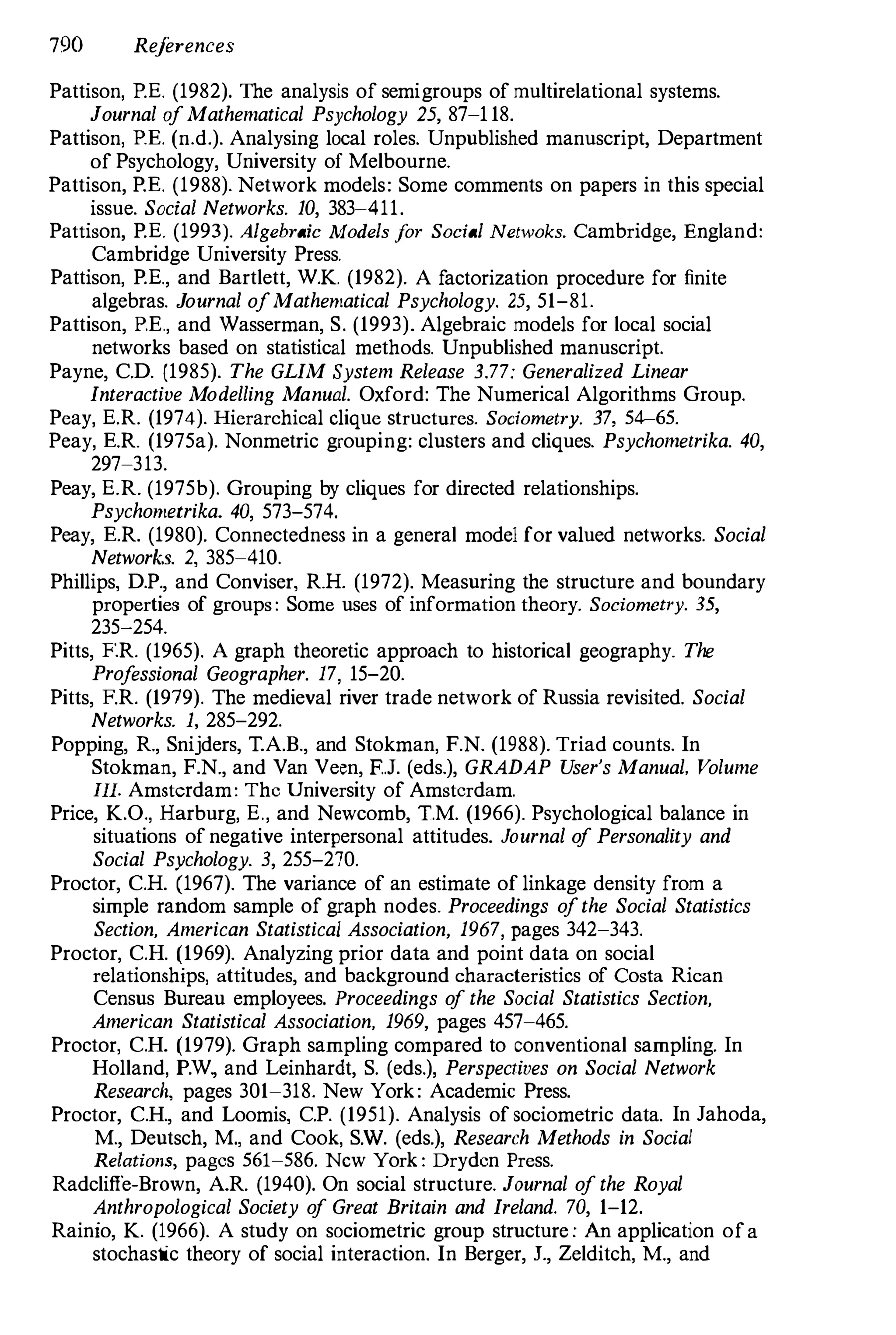 Social Network Analysis [1994]